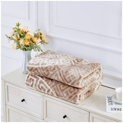 Beyond aesthetics, this throw is built for practical use—its lightweight yet insulating fabric ensures that you stay cozy without feeling weighed down. Whether you're looking for extra warmth in winter or a breathable, stylish layer for milder seasons, this versatile throw delivers comfort and usability all year round.