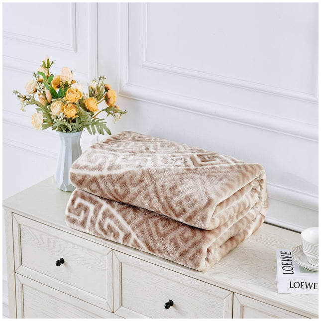 Beyond aesthetics, this throw is built for practical use—its lightweight yet insulating fabric ensures that you stay cozy without feeling weighed down. Whether you're looking for extra warmth in winter or a breathable, stylish layer for milder seasons, this versatile throw delivers comfort and usability all year round.