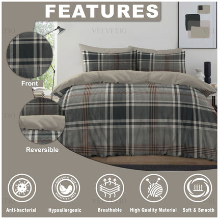 Includes matching pillowcases for a complete and stylish bedroom set.
Soft and breathable fabric ensures a comfortable sleep every night.