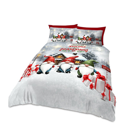 Get your home ready for the festive season with the adorable Cosy Gonks Christmas Duvet Cover & Bedding Set, designed to bring warmth, comfort, and a touch of playful charm to your winter bedding.