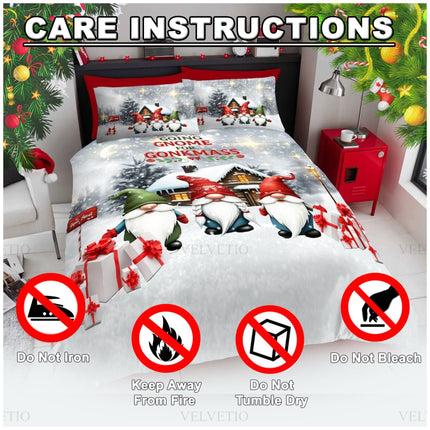 Keeping your bedding fresh is easy thanks to its machine washable material – just wash at 40°C and tumble dry on a low setting. The fabric resists fading and shrinking, so it stays vibrant wash after wash with no need for ironing.