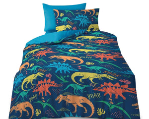 Transform your child's bedroom into a prehistoric playground with the Dino Roar Boy Duvet Cover Set. Made from 100% high-quality microfiber polyester, this bedding set is designed to provide a luxuriously soft and smooth feel, ensuring a comfortable night’s sleep for your little adventurer. The vibrant dinosaur roar pattern sparks creativity and excitement, making bedtime a fun and engaging experience. Hypoallergenic and breathable, the fabric is gentle on sensitive skin and helps regulate temperature,