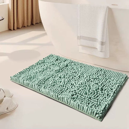 MEMORY Miami Loop Bath Mat in Duck Egg soft absorbent non slip bathroom mat