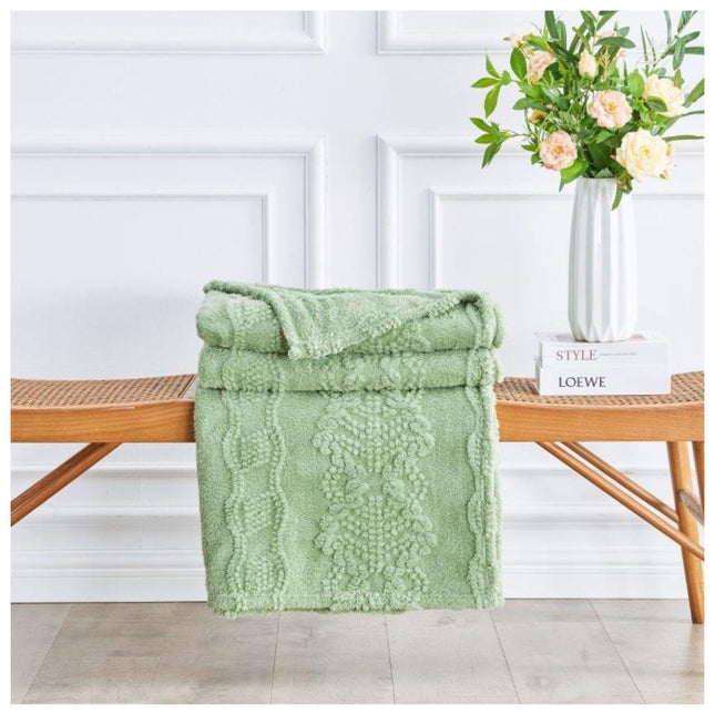 Whether you're curling up with a book, layering your bedding for extra warmth, or simply upgrading your interior with a statement piece, the Everly Sherpa Throw Blanket combines comfort, style, and functionality in one irresistible package.