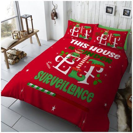 The reversible cover gives you two fun looks in one, while the matching pillowcase(s) complete the set for a coordinated Christmas vibe. Lightweight yet warm, it's ideal for chilly winter nights and a great way to add holiday cheer to your home.