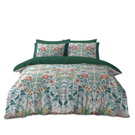 Flossy floral damask duvet cover set with matching pillowcases and elegant design.
Soft microfiber bedding set perfect for modern and classic bedrooms.
