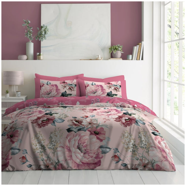 Printed Goldie bedding set featuring a beautiful floral pattern design.
Ideal for adding a warm and fresh touch to your room décor.
