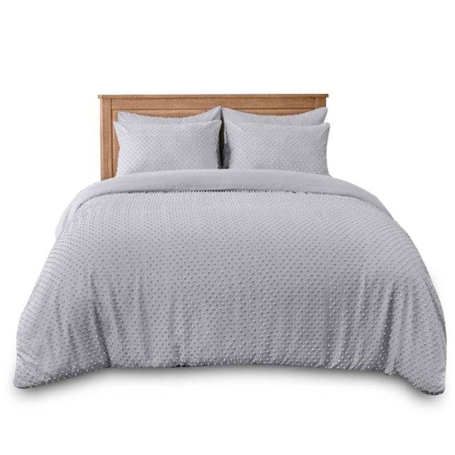 Durable and wrinkle resistant microfiber duvet cover set