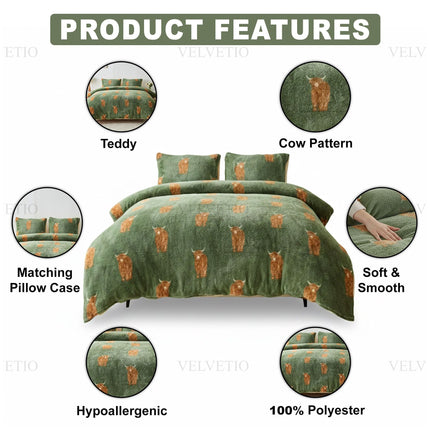 Featuring a soft, smooth, and skin-friendly fabric, the duvet set feels gentle against the skin, ensuring a comfortable and restful night’s sleep. The smooth texture enhances comfort and is suitable for sensitive skin.