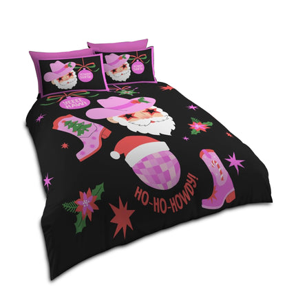 Add some festive fun to your bedroom with the Ho Ho Whody Christmas Duvet Cover & Bedding Set, featuring a cheerful holiday design that brings joy to all ages. Crafted from 100% polyester microfibre, this bedding set is soft, breathable, and perfect for keeping cosy on chilly winter nights.