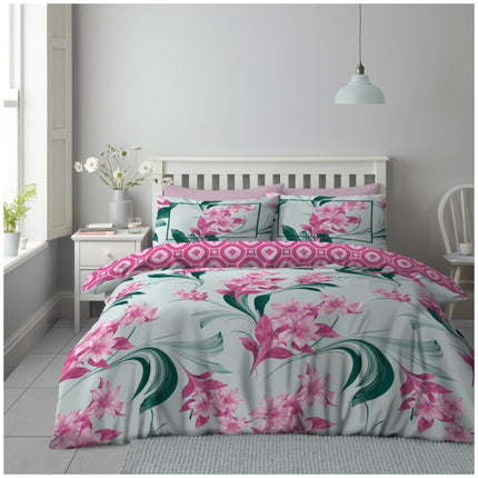 Printed Iggy bedding set featuring a stylish floral design for cozy bedrooms.
Ideal for adding a fresh and relaxing touch to your room décor.