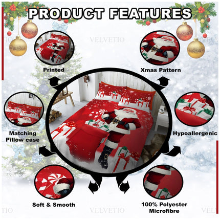 Built to last through many Christmas seasons, the microfiber material is fade-resistant, wrinkle-free, and easy to maintain. The strong stitching and hidden zipper closure ensure durability and a polished look.
