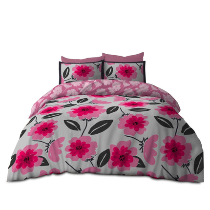 Leni floral duvet cover set with matching pillowcases and elegant design.
Soft and breathable bedding set perfect for modern bedrooms.
