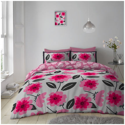 Printed Leni bedding set featuring a stylish floral pattern for cozy bedrooms.
Adds a fresh and relaxing touch to any bedroom décor.