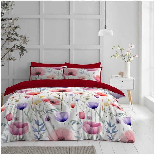 Microfiber Lola bedding set featuring a stylish floral pattern design.
Adds a fresh and relaxing touch to your bedroom décor.