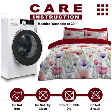 Machine washable microfiber fabric for easy cleaning and maintenance.
Durable material retains softness and color after multiple washes.