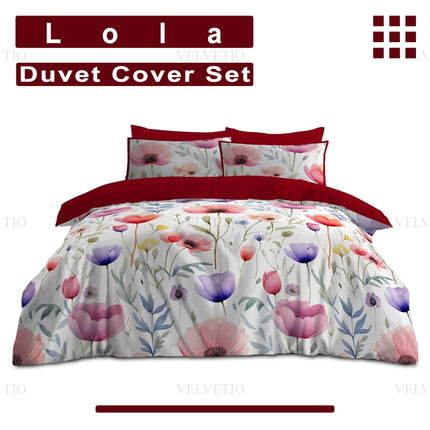 Elegant floral duvet cover set made with soft, breathable, and durable fabric.
Available in all sizes including single, double, and king size.