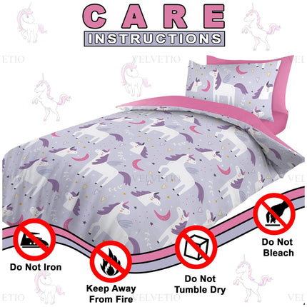 Make bedtime enchanting with the Magical Unicorn Duvet Cover Set, perfect for toddlers, kids, and tweens who love dreamy décor. Crafted from 100% premium microfiber polyester, this bedding set is incredibly soft, breathable, and gentle on sensitive skin. Its whimsical unicorn pattern brings fantasy and fun to any bedroom.


