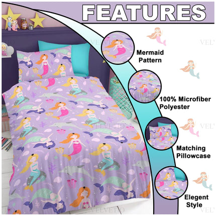 Made from 100% premium microfiber polyester, this bedding is super soft, lightweight, and breathable—ideal for year-round comfort. It's also hypoallergenic and gentle on sensitive skin, giving your child a cozy, irritation-free night’s sleep.

