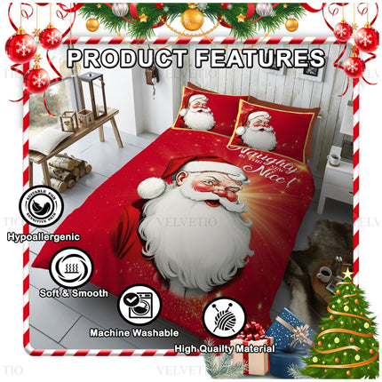 Made from 100% polyester microfibre, this bedding is soft on the skin, lightweight, and keeps you warm on cold nights.