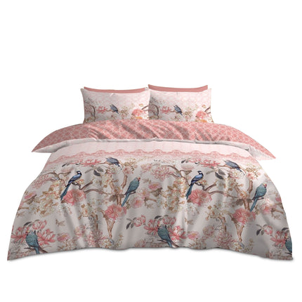 Printed Oriental Floral bedding set featuring an exotic floral pattern.
Adds a luxurious and stylish touch to any bedroom décor.