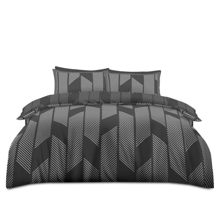 Richardson Geo duvet cover set with matching pillowcases and modern geometric design.
Soft and breathable bedding set perfect for contemporary bedrooms.