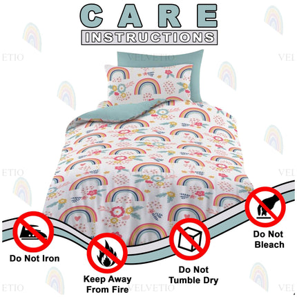 Lightweight, breathable, and easy to maintain, it’s perfect for everyday use. Care Instructions: Machine wash cold on gentle cycle; do not iron, do not bleach, do not tumble dry, and always keep away from fire to maintain fabric quality and safety. A charming and practical addition to any child’s bedroom!
