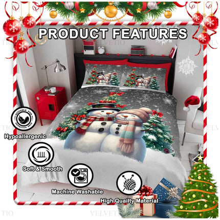 Whether you're redecorating your own space, prepping a guest room, or adding holiday cheer to your Airbnb or cabin, this duvet set fits right in. The romantic and festive design is welcoming, warm, and just the right amount of playful.