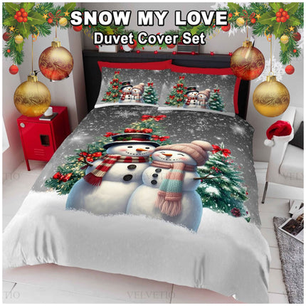 Looking for a Christmas or winter anniversary gift? The Snow My Love Duvet Set makes a beautiful and heartfelt present. It's perfect for couples, newlyweds, or anyone who loves the charm of snow-themed décor combined with comfort.