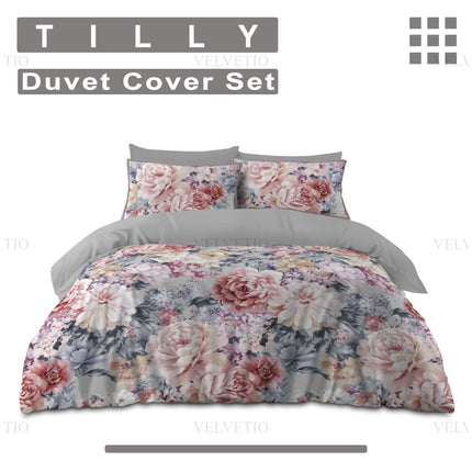 Elegant floral duvet cover set made with soft, breathable, and durable fabric.
Available in all sizes including single, double, and king size.