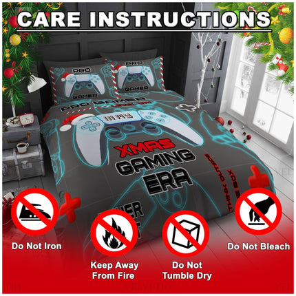 Shopping for a gamer this Christmas? This bedding set makes an excellent holiday gift for kids, teens, and adult gamers alike. It's fun, festive, and practical—perfect for birthdays, Christmas morning, or Secret Santa surprises.