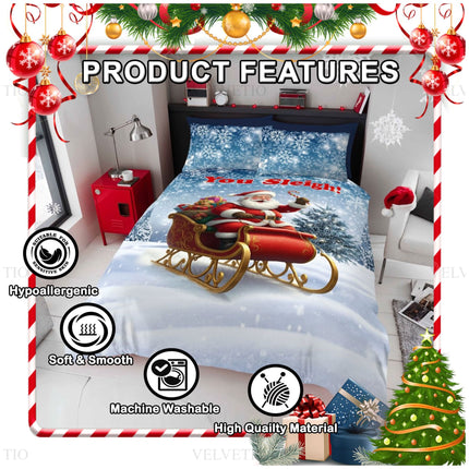 No need to worry about holiday messes—this set is machine washable, wrinkle-resistant, and made with durable stitching for long-term use. It’s as easy to care for as it is to love.