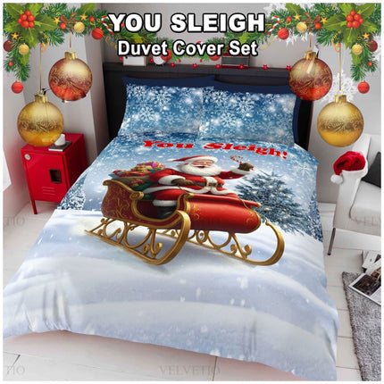 Looking for a fun and functional gift? This festive bedding set makes a perfect Christmas gift or holiday surprise. Wrap it up for loved ones or treat yourself to a seasonal bedding upgrade.